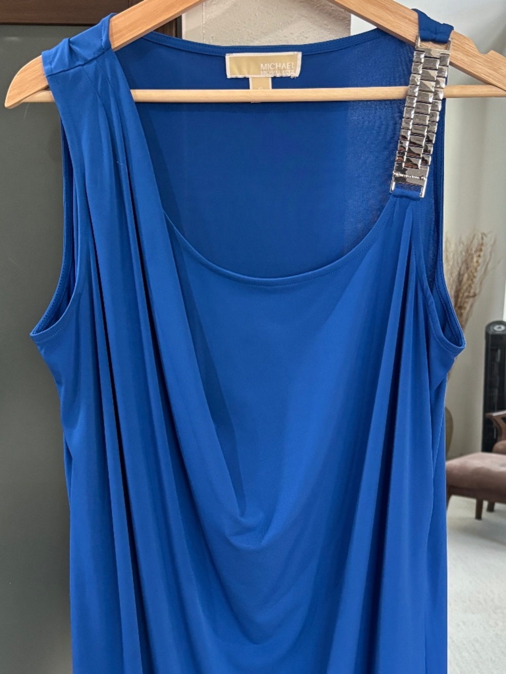 MICHAEL Michael Kors Midi Dress - Royal Blue Size XL - Picture 4 of 9